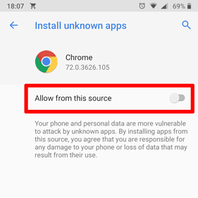 install unknown sources android 8 9 allow source edited
