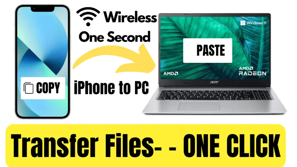 Wireless- How to Transfer files from iPhone to PC | Best Free Method ever